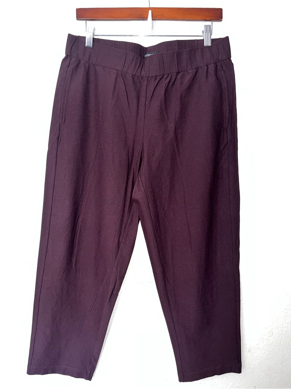 Eileen Fisher Pull On Crepe Pants Sz M